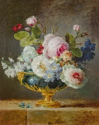 Flowers in a Blue Vase, 1782